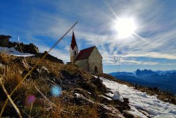 Die höchste Wahlfahrtskirche Europas am Latzfonser Kreuz im Eisacktal