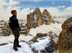 Die weltbekannten Drei Zinnen in den Sextner Dolomiten