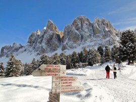 Winterurlaub Südtirol - Wandern im Schnee