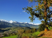 Herbst im Eisacktal mit Blick auf Meransen