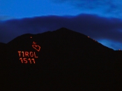 Bergfeuer im Eisacktal - Südtirol