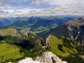 Ausblick vom Dürrenstein in die Ferienregion Hochpustertal