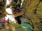 Die Gilfenklamm bei Sterzing ist die einzige weiße Marmorschlucht Europas